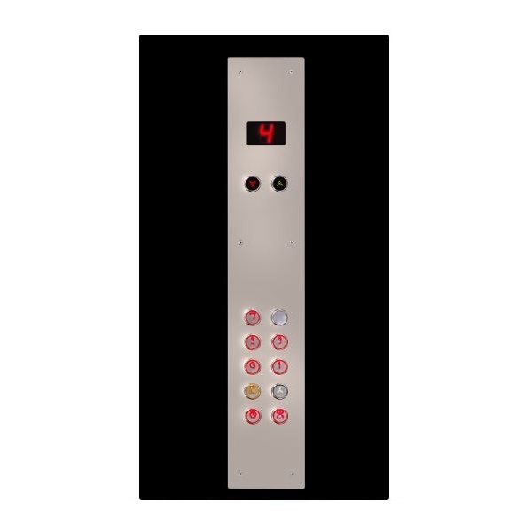 شستی داخل کابین نوبران صنعت ایرانیان توکار طرح دیبا C1502 ایران