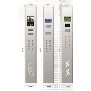 شستی داخل کابین آلومین لیفت مدل تخت با نمایشگر TFT ایران