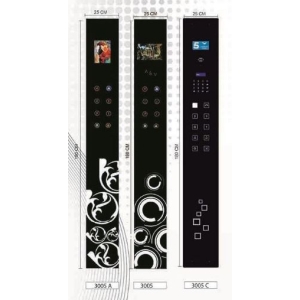 شستی داخل کابین آلومین لیفت مدل لمسی توکار ایران