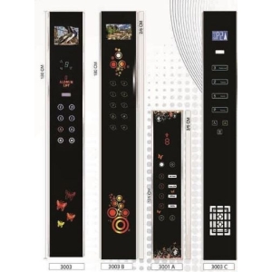 شستی داخل کابین آلومین لیفت مدل لمسی روکار ایران