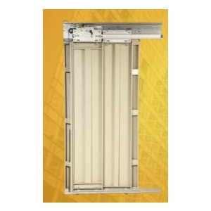 درب طبقه توس تمام اتوماتیک تلسکوپی با پنل 4 سانتیمتر ایران