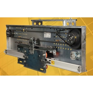 درب داخل کابین توس نیمه اتوماتیک دو لته با پنل 4 سانتی متر ایران