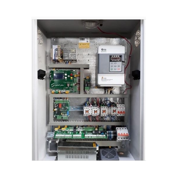 تابلو فرمان سامان آسانسور با درایو QMA-Q1000 مجهز به سیستم نجات اضطراری ایران
