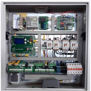 تابلو فرمان سامان آسانسور هیدرولیک با قابلیت UPS ایران