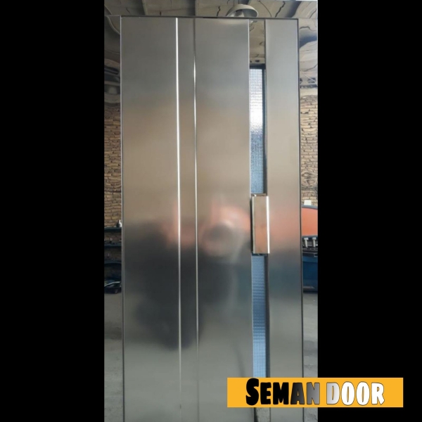 درب لولایی سمان مدل استیل 001 ایران