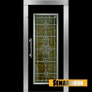 درب لولایی سمان مدل استیل 002 ایران