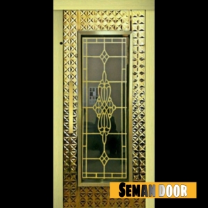 درب لولایی سمان مدل استیل 016 ایران