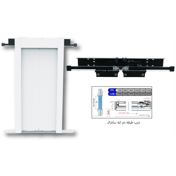 درب طبقه آریان سیستم رو تمام اتوماتیک سلکوم پلاس سانترال 110 دو لته ایران