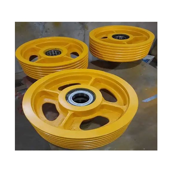 فلکه هرزگرد کوثر چدنی ۵ شیار قطر ۴۴ سانتیمتر ایران