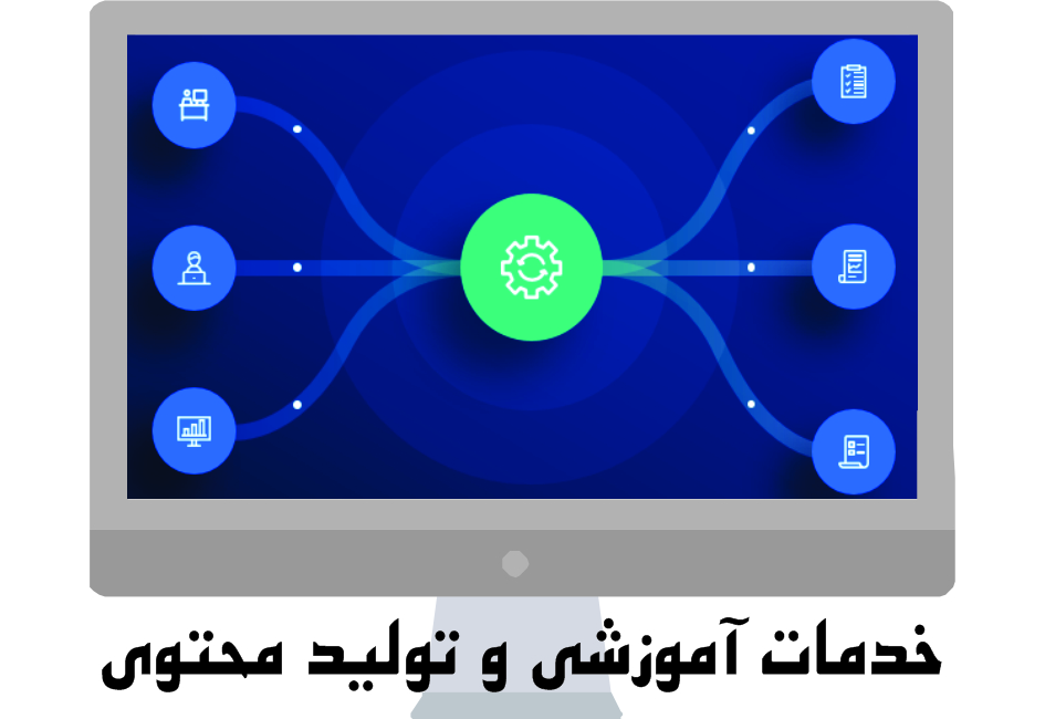خدمات آموزشی و تولید محتوی